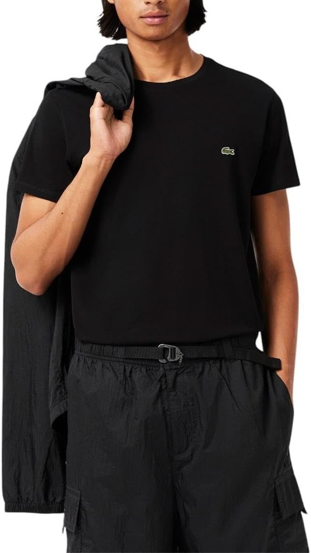 Lacoste Men's Short Sleeve Pima Jersey Crew Neck Tee - Image 2