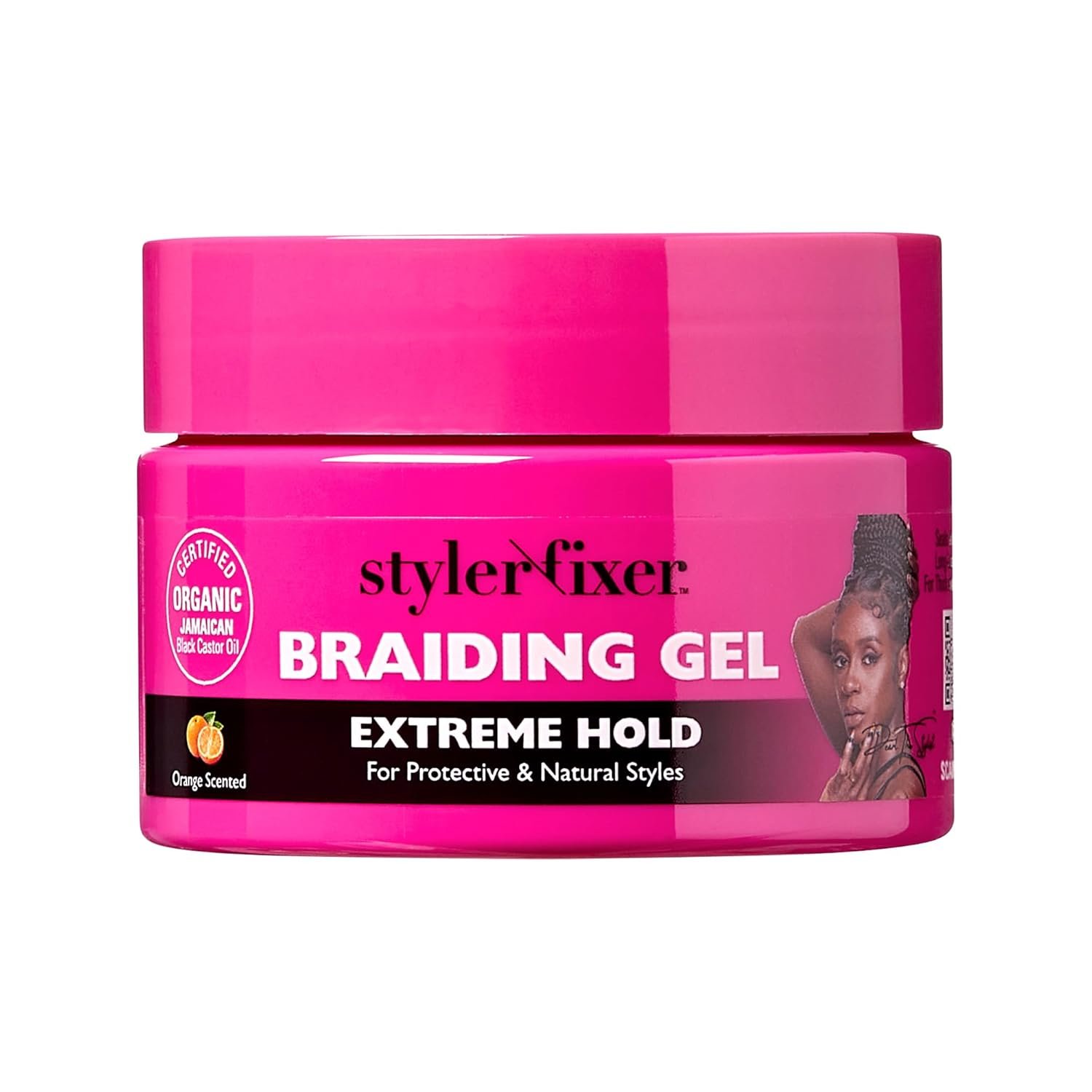 Red by Kiss Braiding Gel Extreme Hold Styler Fixer for Box Braids & Cornrows, Hydrating, Conditioning, Long-Lasting Frizz Control, 4C Moisturizing, Nourishing High Shine (1 fl. oz.) - Image 2