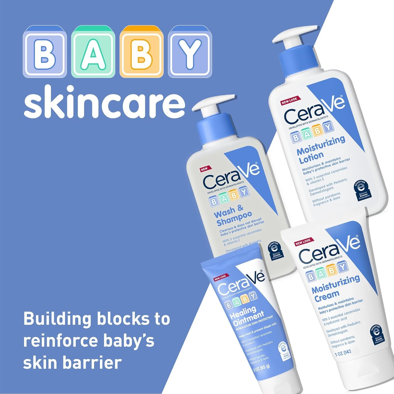 CeraVe Baby Lotion, Gentle Baby Skin Care with Ceramides, Niacinamide & Vitamin E, Fragrance, Paraben, Dye & Phthalates Free, Lightweight Moisturizer, 8 Ounce, Packaging May Vary - Image 7