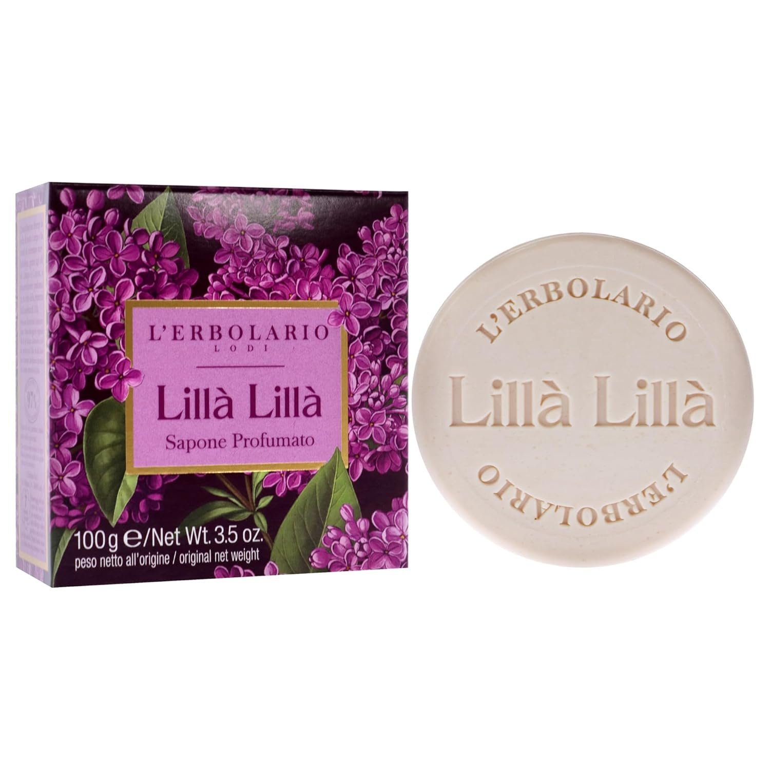 L'Erbolario Lilac Lila Perfumed Soap - Soap Bar Provides Gentle Cleansing Action - Perfumed Body Soap - Rich in Coconut, Sunflower and Canola Oils - Scented Soap for Moisturised Skin - 3.5 oz - Image 4