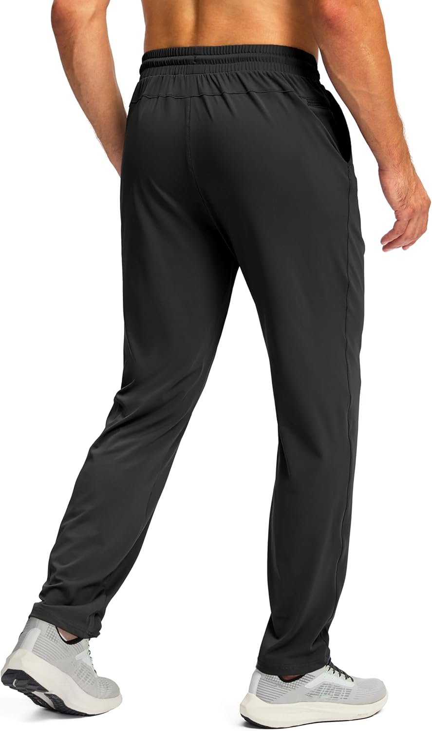 G Gradual Men's Sweatpants with Zipper Pocket Workout Athletic Track Pants Stretch Tapered Joggers for Gym Running Jogging - Image 5