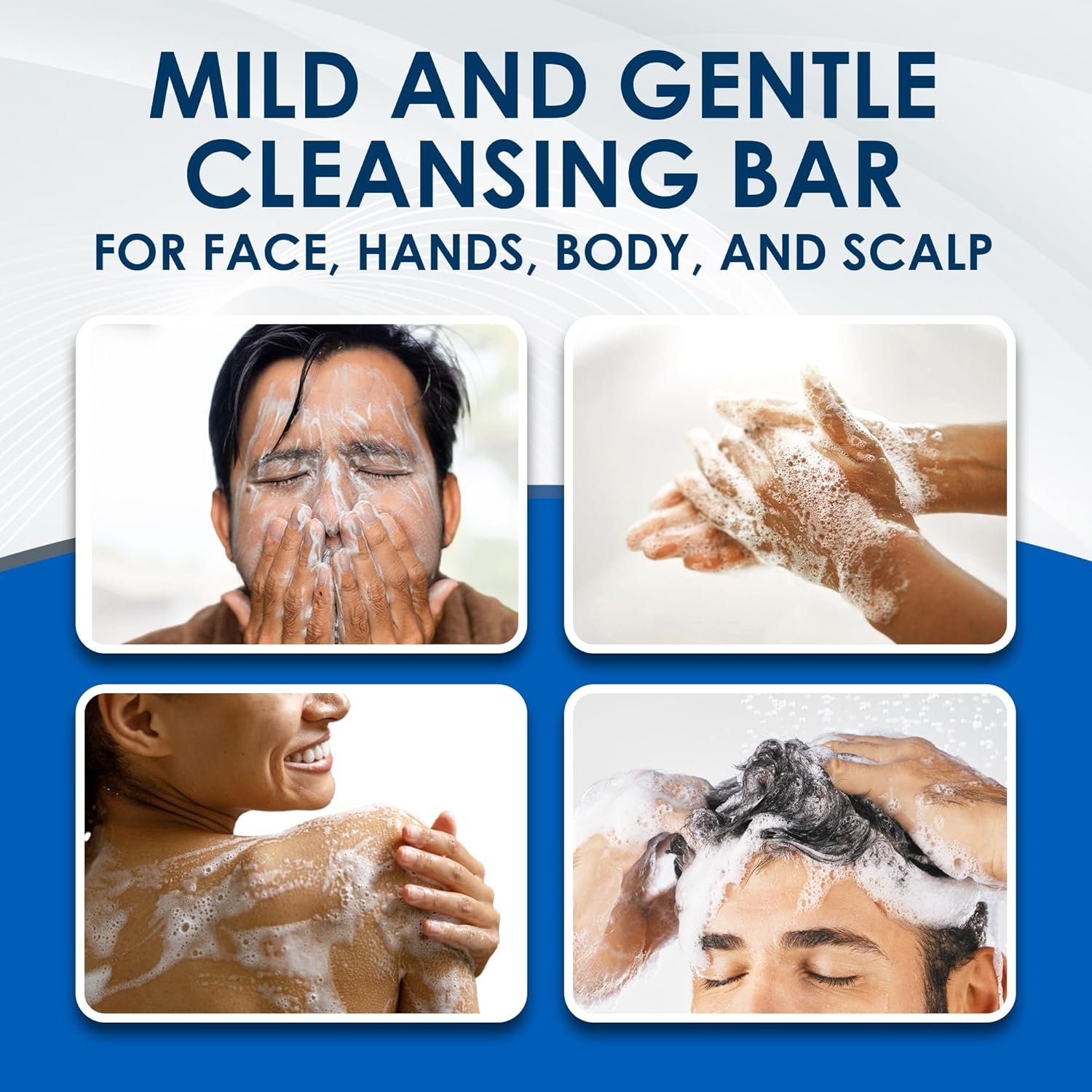 Vanicream Z Bar, Seborrheic Dermatitis & Anti-Dandruff Medicated Bar, 3.5 Oz, Formulated without Common Irritants for Sensitive Skin, 2% Pyrithione Zinc Helps Relieve Itching, Redness & Flaking - Image 7