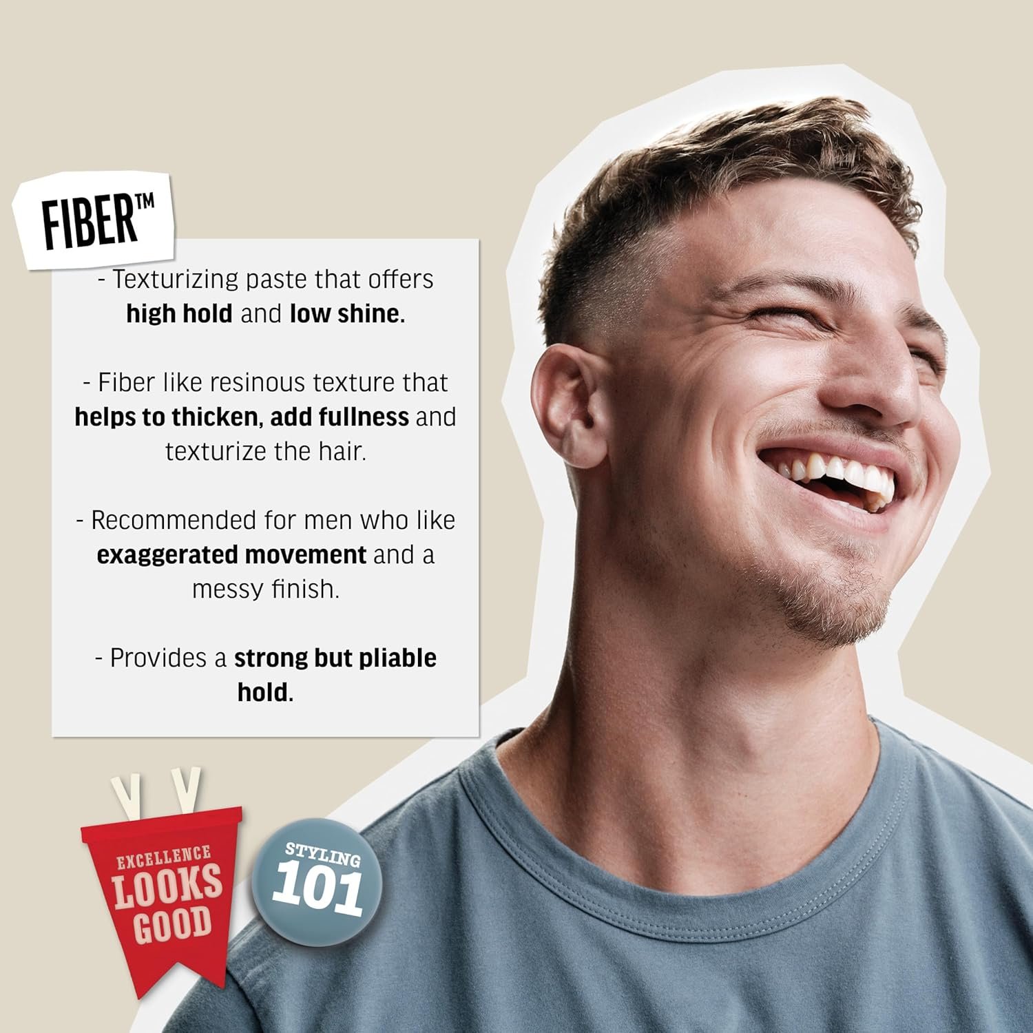 American Crew Men's Hair Fiber, Like Hair Gel with High Hold & Low Shine, 3 oz - Image 4