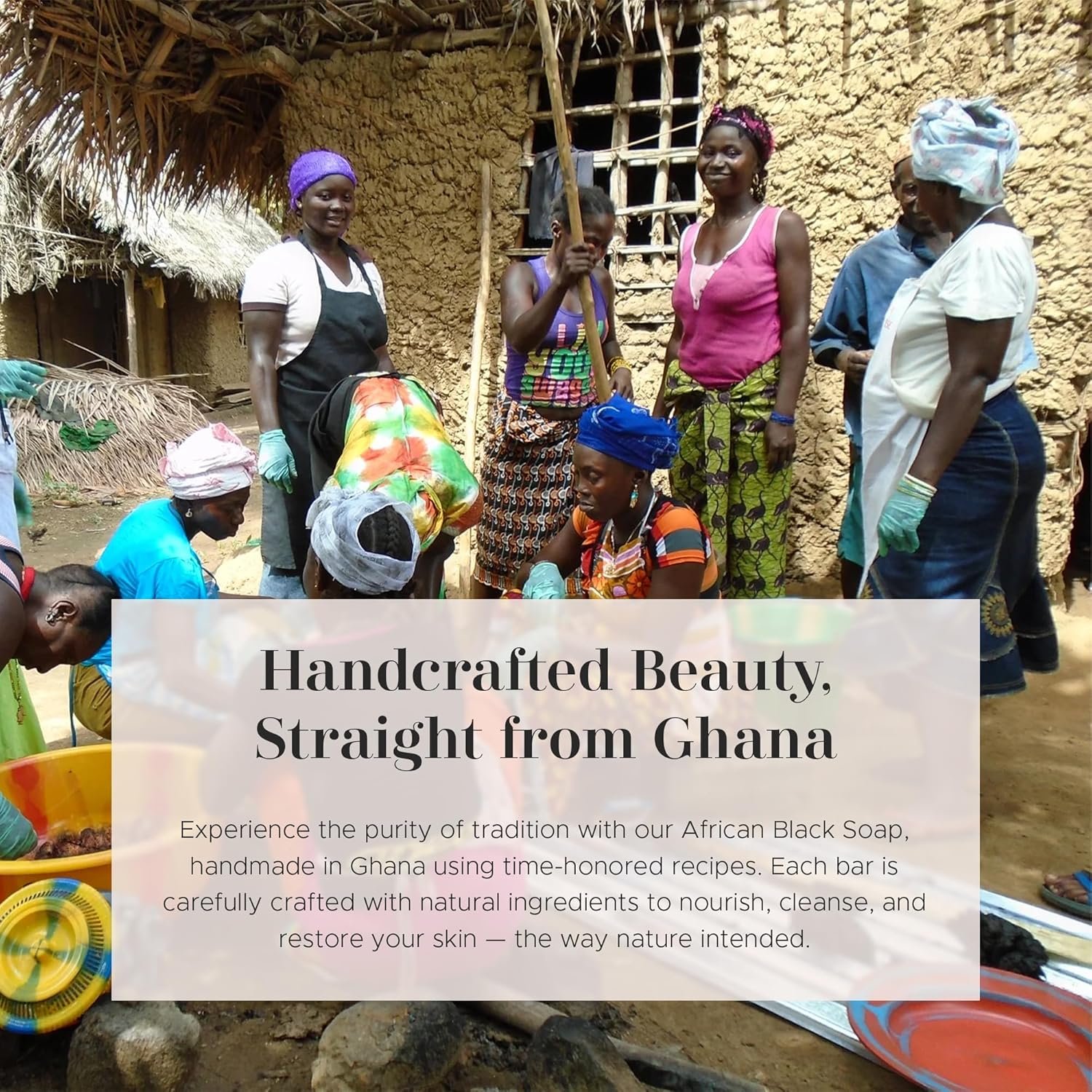 era of nature Best Raw ORGANIC AFRICAN BLACK SOAP, for Dry Skin and Skin Conditions. Pure & Natural Ingredients, Imported From Ghana - 1lb (16oz) - Image 10