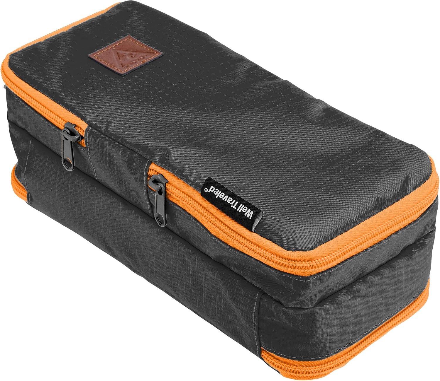 Well Traveled Toiletry Bag for Makeup, Shaving Kit, Cosmetics, Electronics Case for Men, Women (Fire) - Image 2