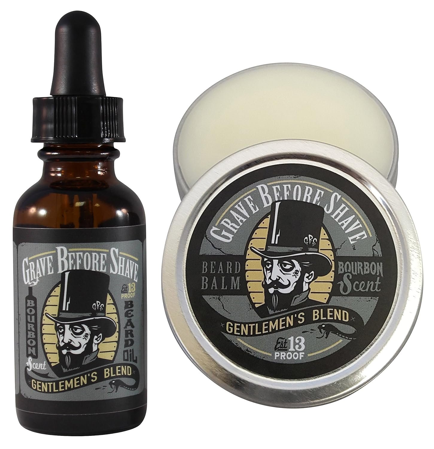 Grave Before Shave™ Gentlemen's Blend Beard Pack (Bourbon/Sandal wood Scent) - Image 2
