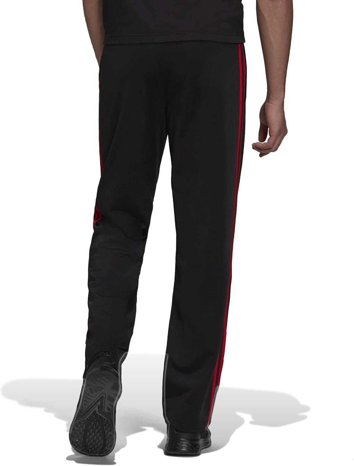 adidas Men's Essentials Warm-up Open Hem 3-stripes Tracksuit Bottoms - Image 3