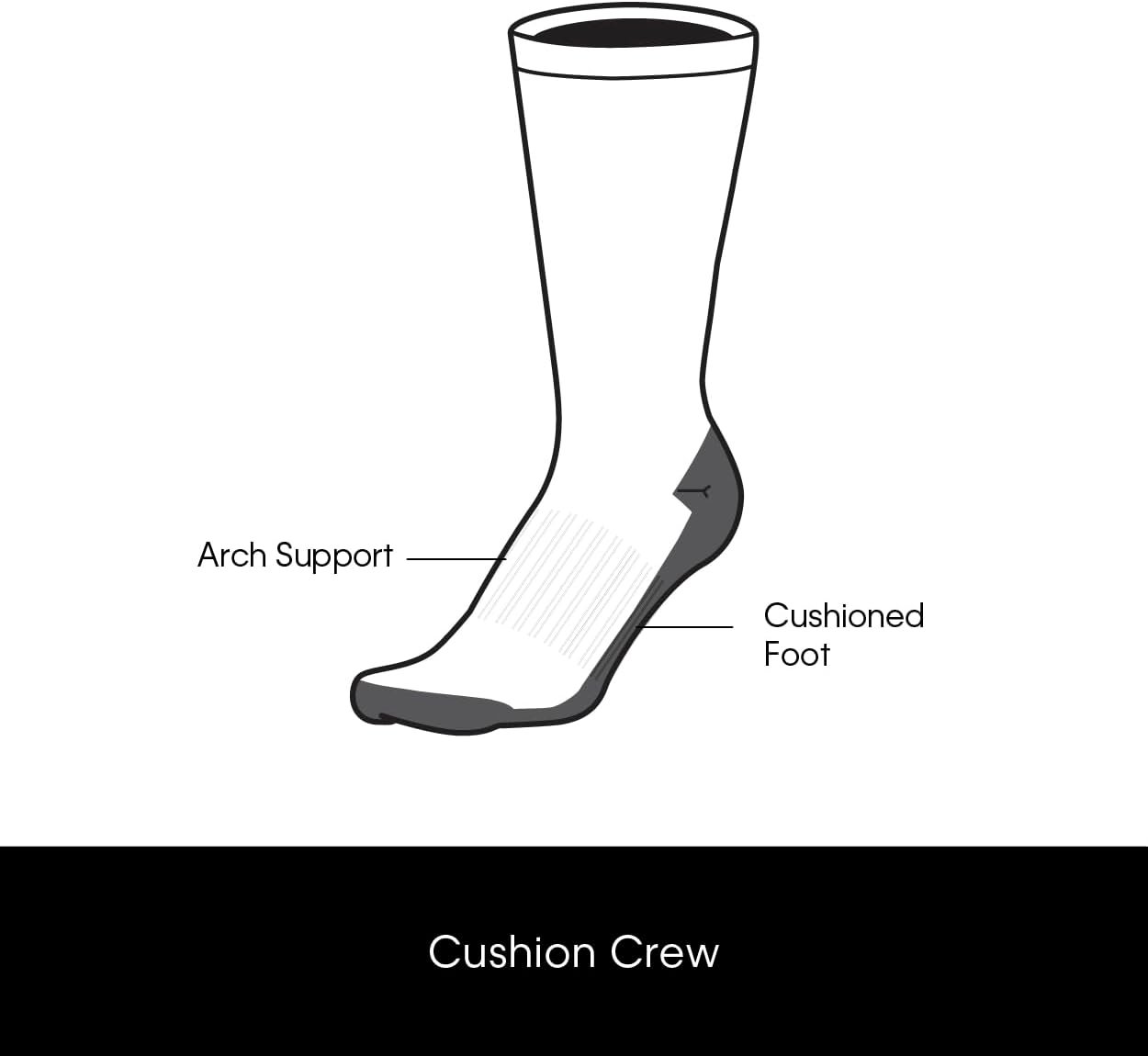 Calvin Klein Mens Crew Socks - 5 Pack Athletic Mid Calf Socks for Men (7-12) - Image 4