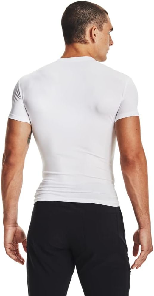 Under Armour Men's Heatgear Tactical V-neck Compression Short-sleeve T-shirt - Image 3