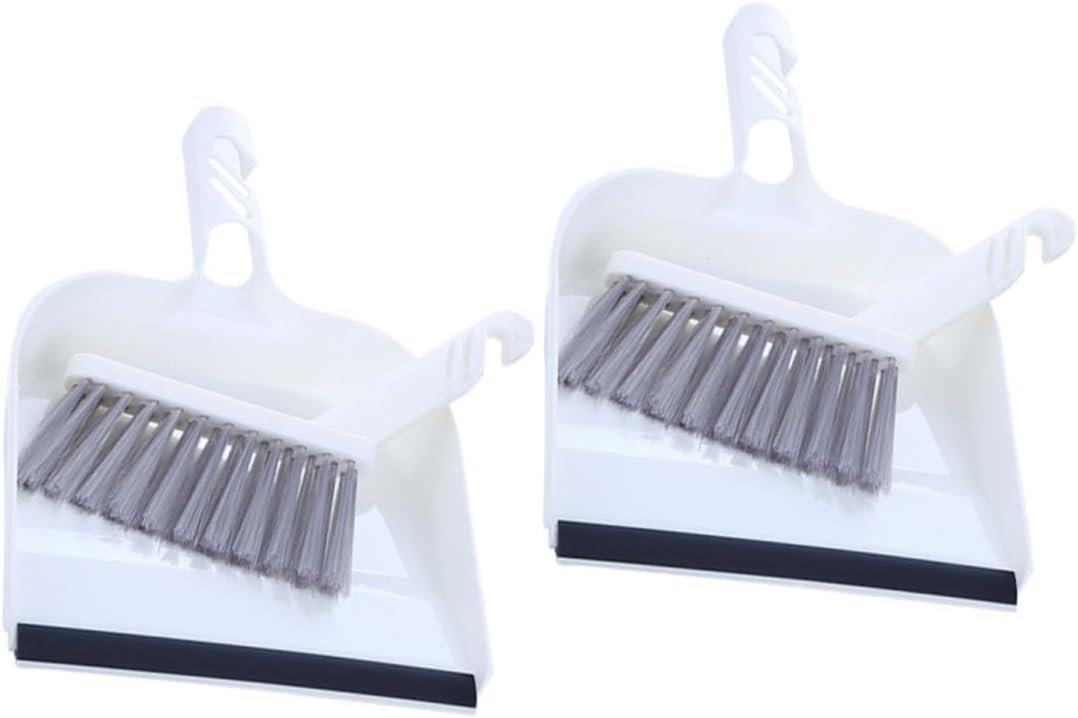 Generic Mini Kitchen Broom and Dustpan Set 12-Piece Cleaning Brush Combo for Quick Cleanup Portable Desktop Broom for Home and Office Use Easy to Store - Image 2