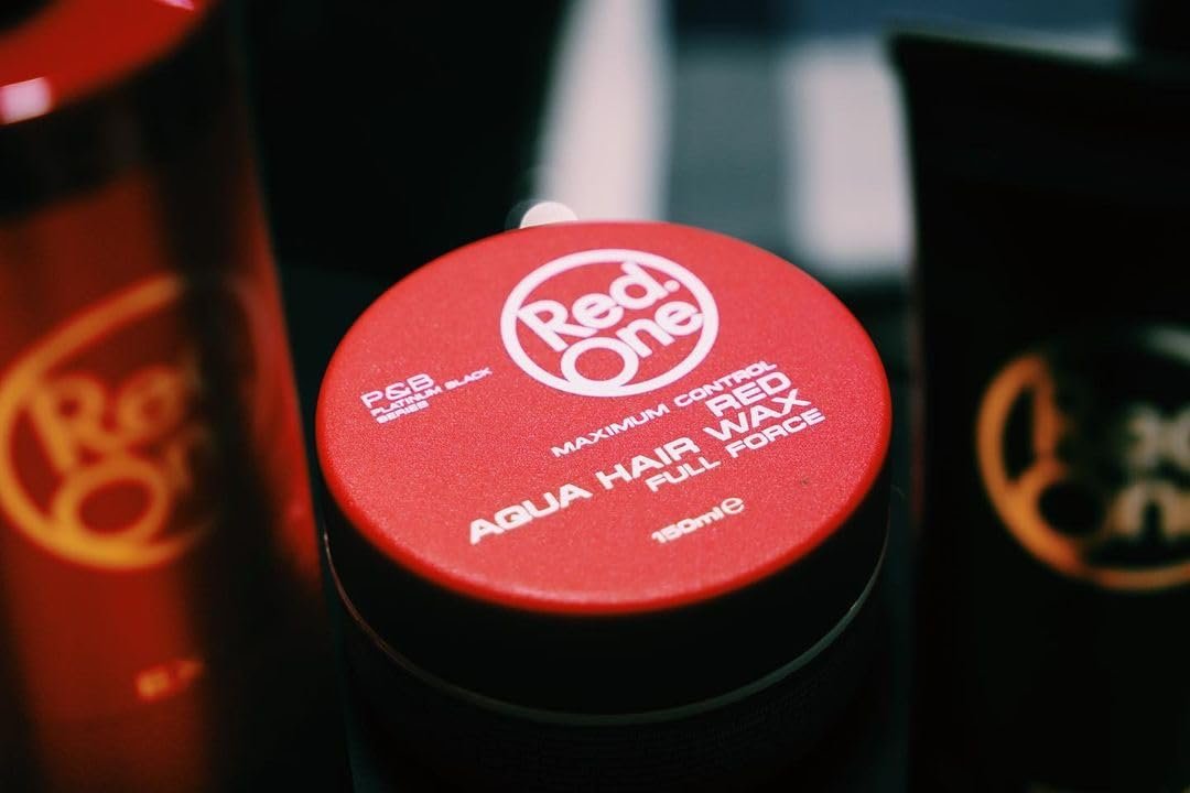 RedOne Aqua Hair Wax Maximum Hold Full Force Hair Gel, 150ml (6 pack) RED - Image 4
