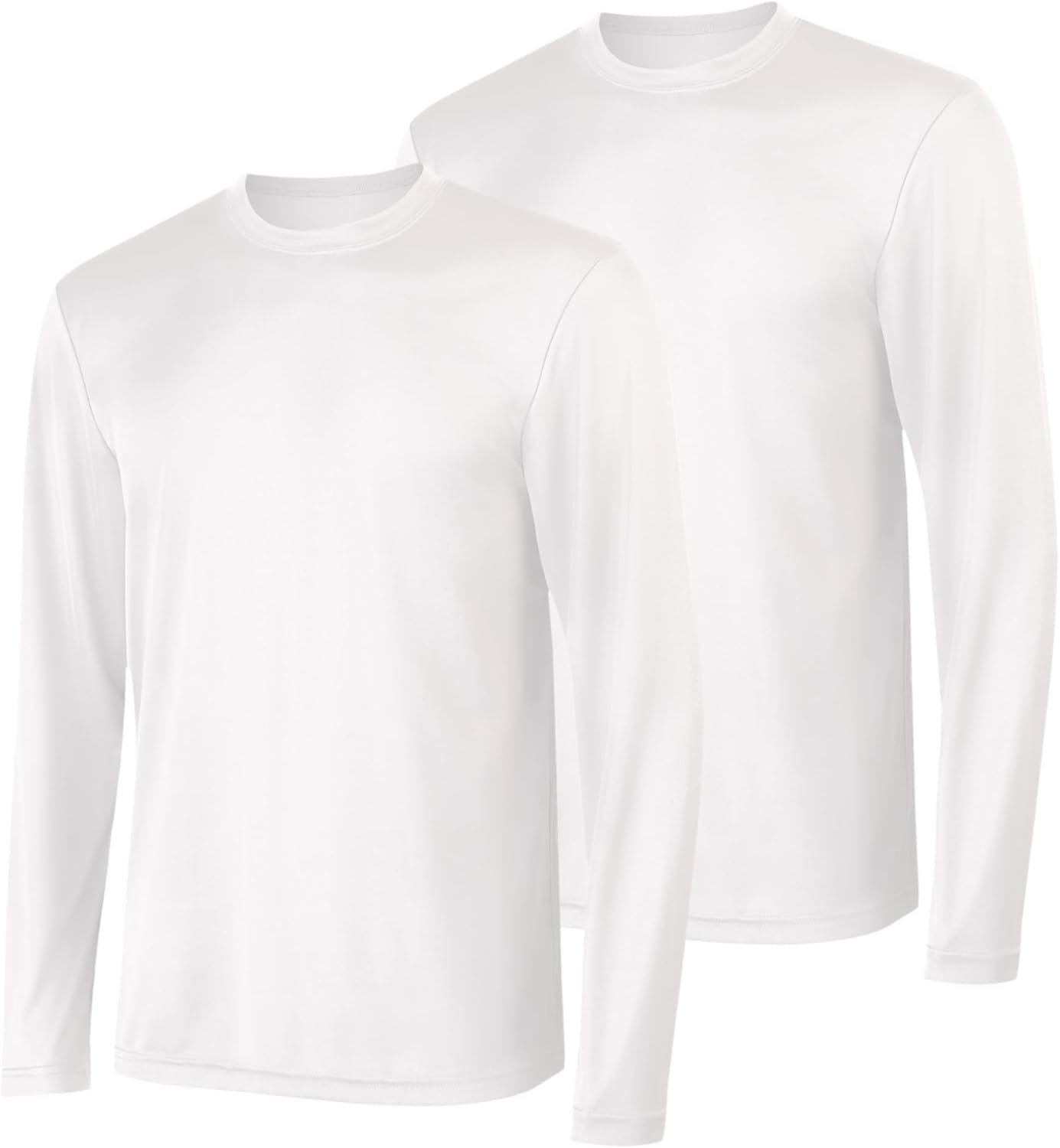 Hanes Sport Men's Long-Sleeve T-Shirt Pack, Cool DRI Moisture-Wicking Performance T-Shirts, Performance Tee, 2-Pack - Image 2