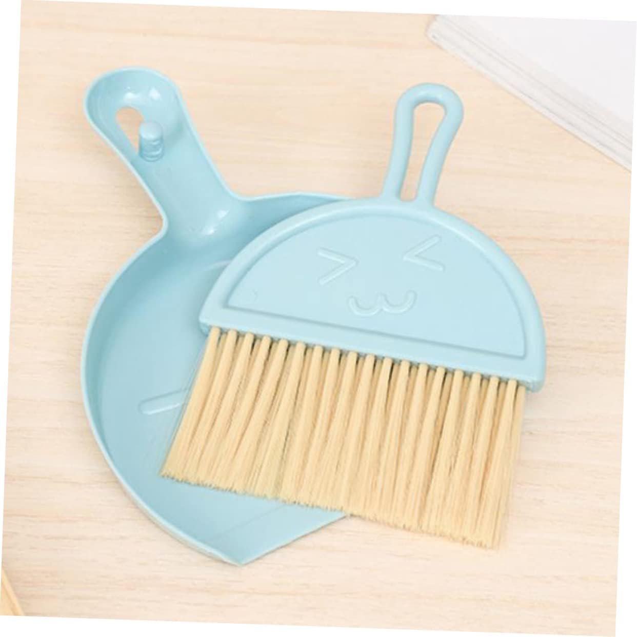 4 Sets Mini Dust Brush and Dustpan Multi Function Handheld Cleaning Accessory for Quick Cleanup Desks Countertops and Pet Areas Compact Broom and Dustpan - Image 4