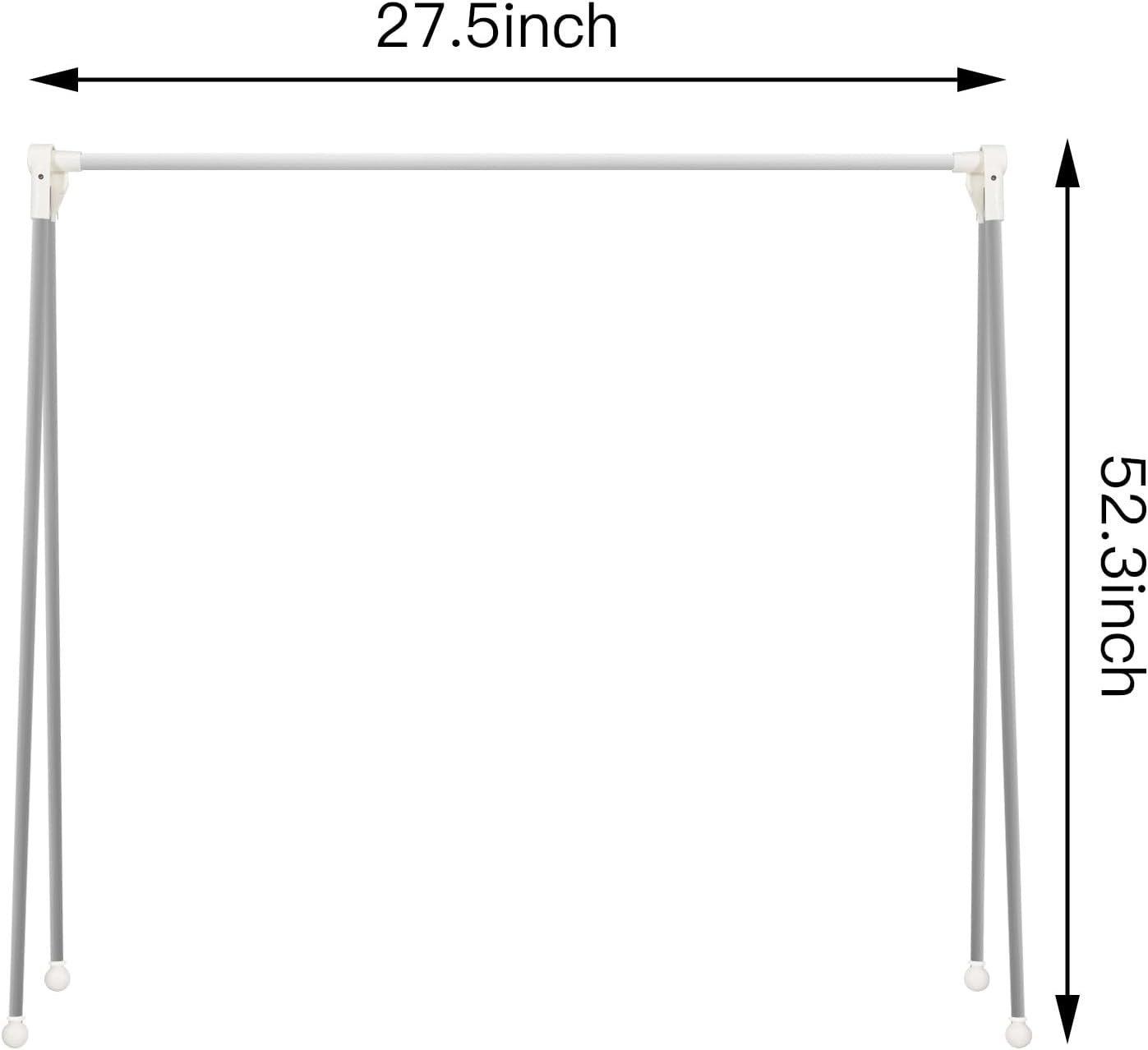 Foldable Telescopic Drying Rack, Adjustable Stainless Steel Clothes Hanger, Portable Laundry Rack for Indoor & Travel Use - Image 4