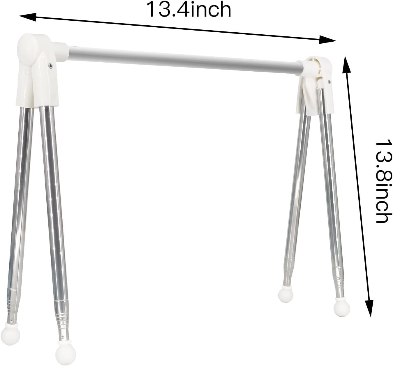 Foldable Telescopic Drying Rack, Adjustable Stainless Steel Clothes Hanger, Portable Laundry Rack for Indoor & Travel Use - Image 5