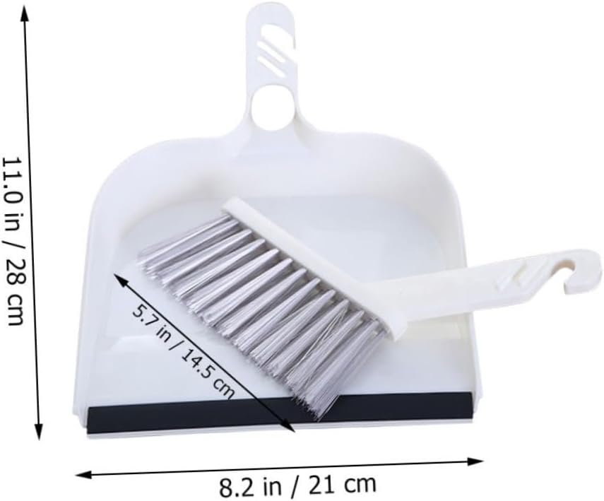 Unomor Mini Dust Pan and Brush Set Multi-Function Desktop Cleaning Tool for Home Lightweight Broom and Dustpan Combo for Quick Cleanups and Corner Areas - Image 9