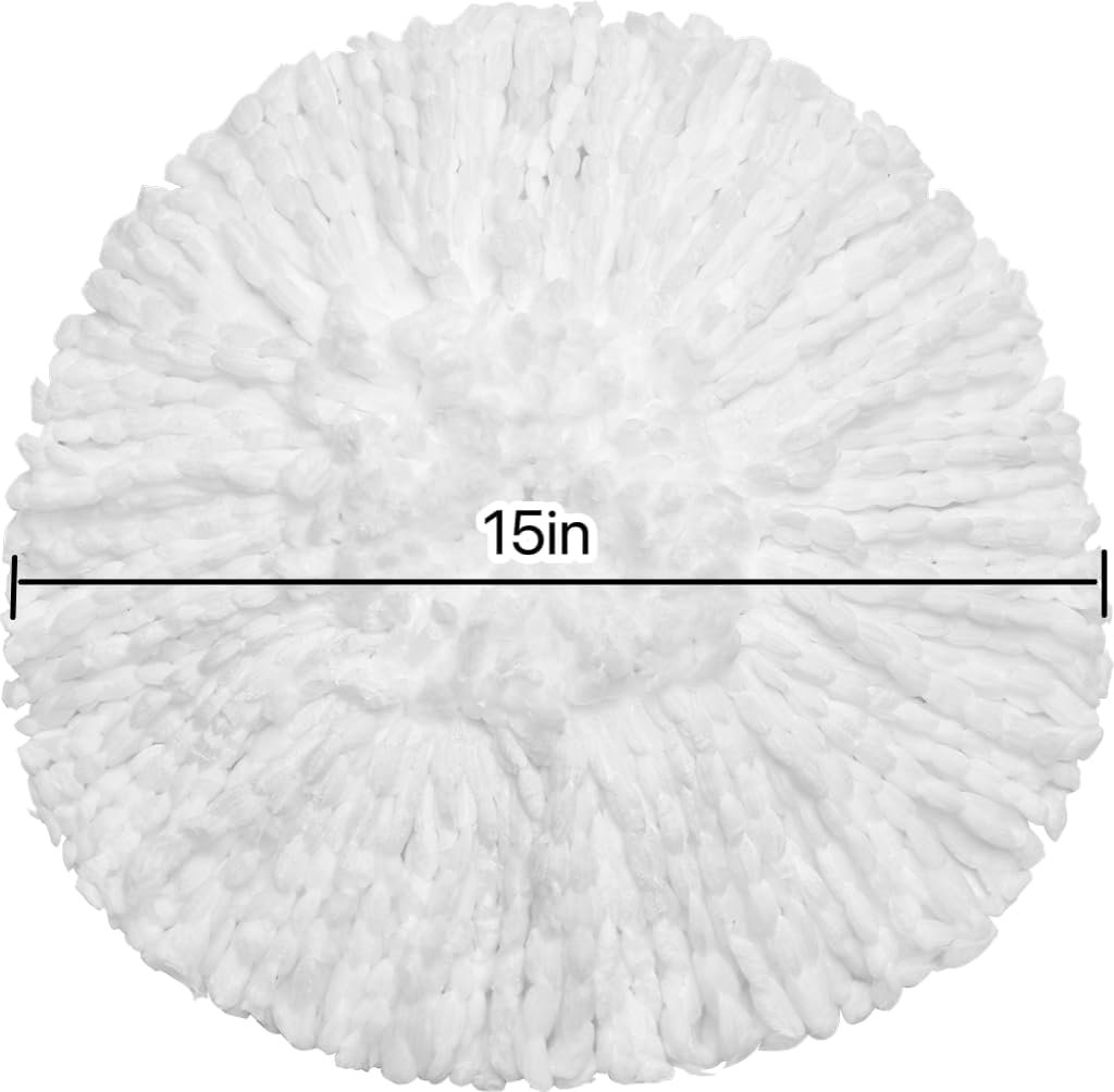 2 Pack Spin Mop Replacements Head Compatible for O ceda EasyWring 1 Tank System, Microfiber Mops Refills Hardwood Floor Cleaning, Base and 30-58in Handle Set Combo - Image 8