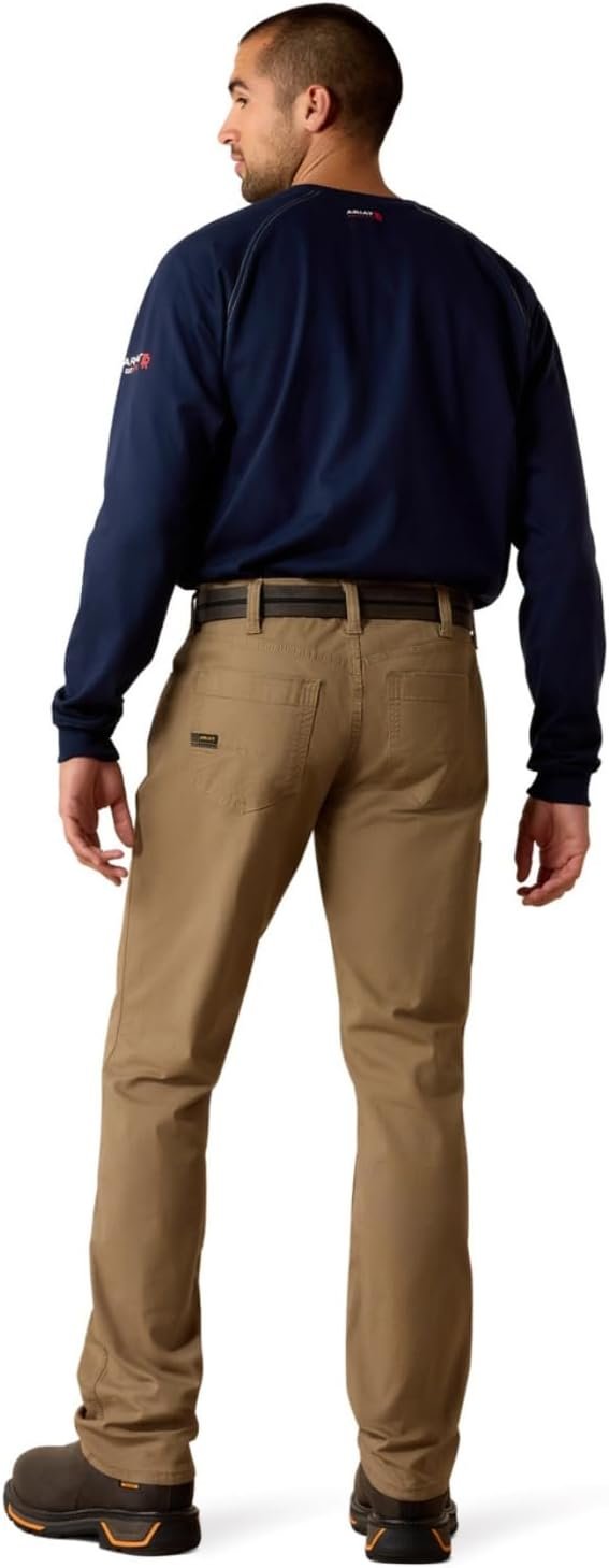ARIAT Mens Rebar M4 Relaxed Durastretch Made Tough Stackable Straight Leg Pant - Image 3