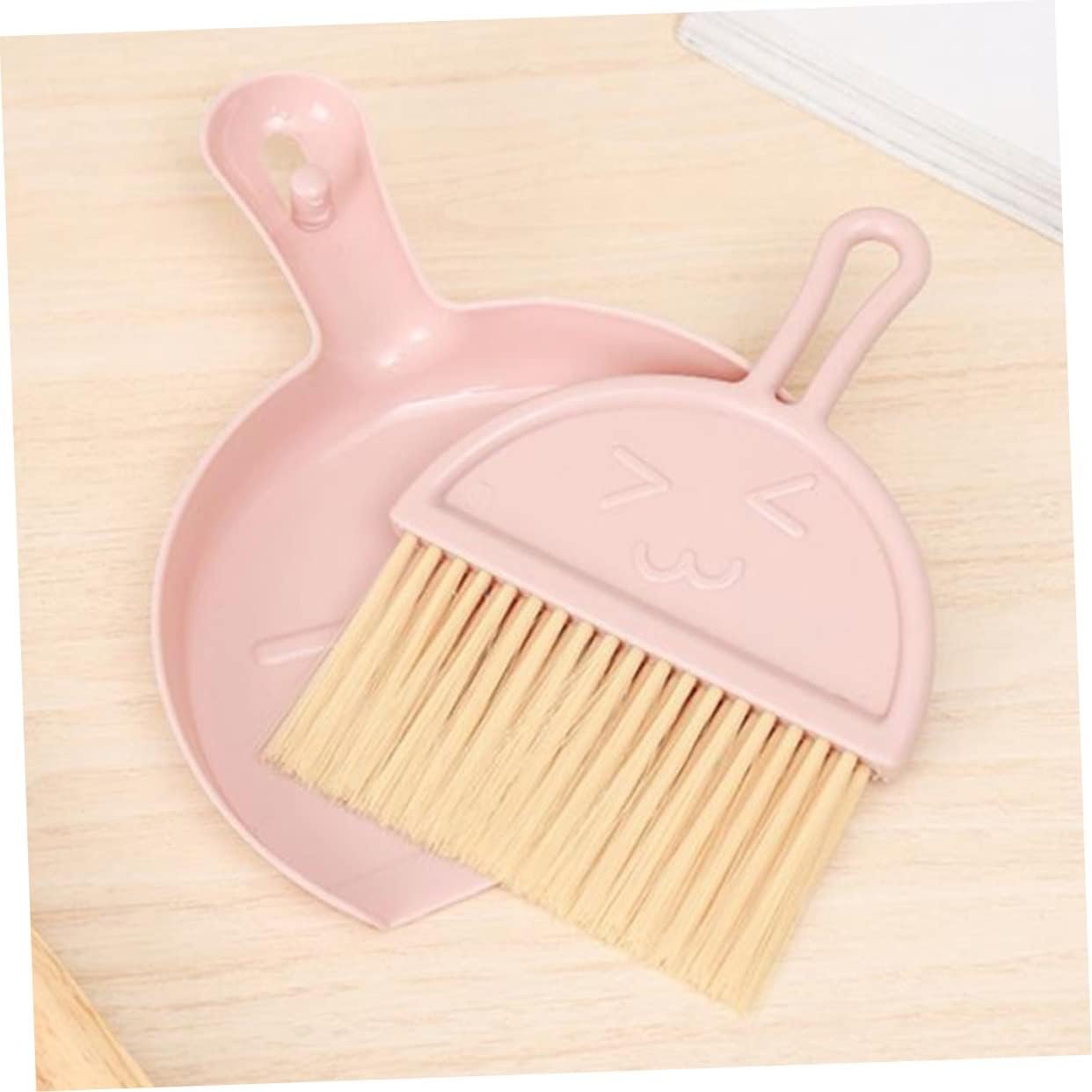 4 Sets Mini Dust Brush and Dustpan Multi Function Handheld Cleaning Accessory for Quick Cleanup Desks Countertops and Pet Areas Compact Broom and Dustpan - Image 9