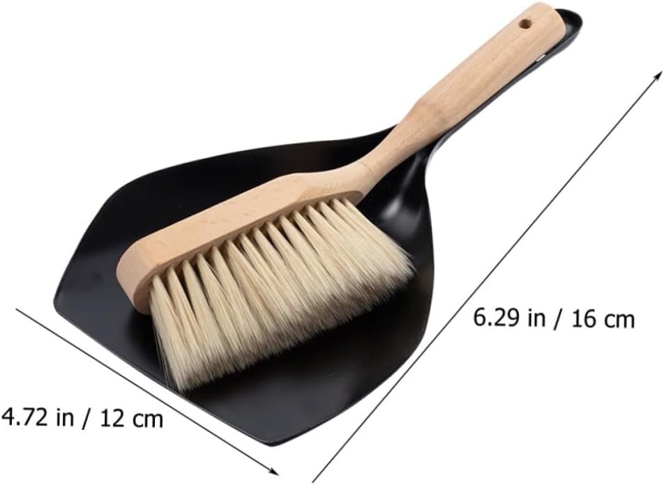 Mini Dustpan and Broom Set Multi-Function Handheld Cleaning Tool for Home and Office Portable and Durable Dustpan Combo for Quick Cleanups and Housework - Image 3