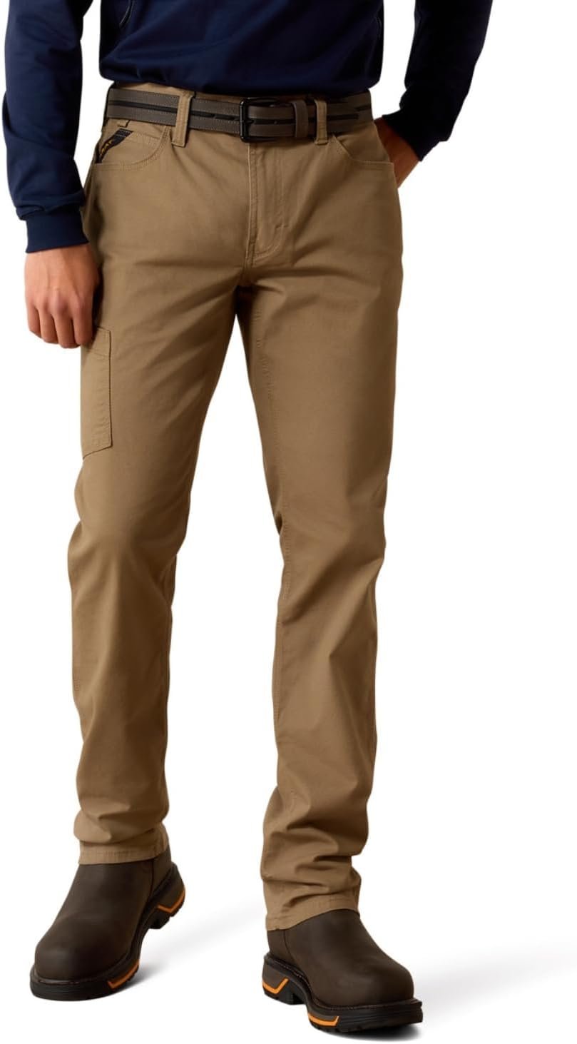 ARIAT Mens Rebar M4 Relaxed Durastretch Made Tough Stackable Straight Leg Pant - Image 2