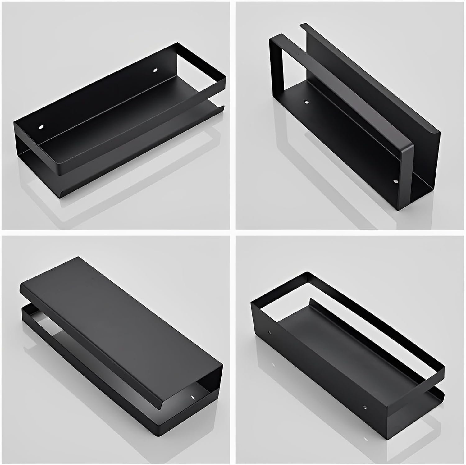 15.7inches Stainless Steel Wall Mounted Floating Shelves for Kitchen,Bathroom,Living Room Storage Shelf,Rust Protection, Easy to Clean - Image 9