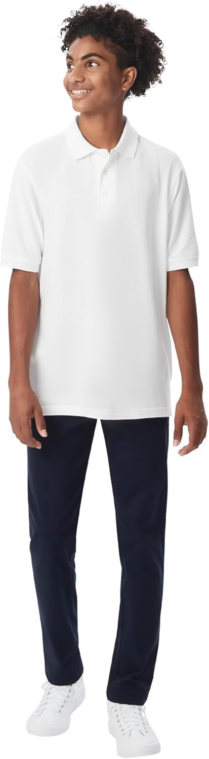 French Toast Unisex-Adult Sleeve Pique Polo Shirt (Standard & Husky) - Image 5