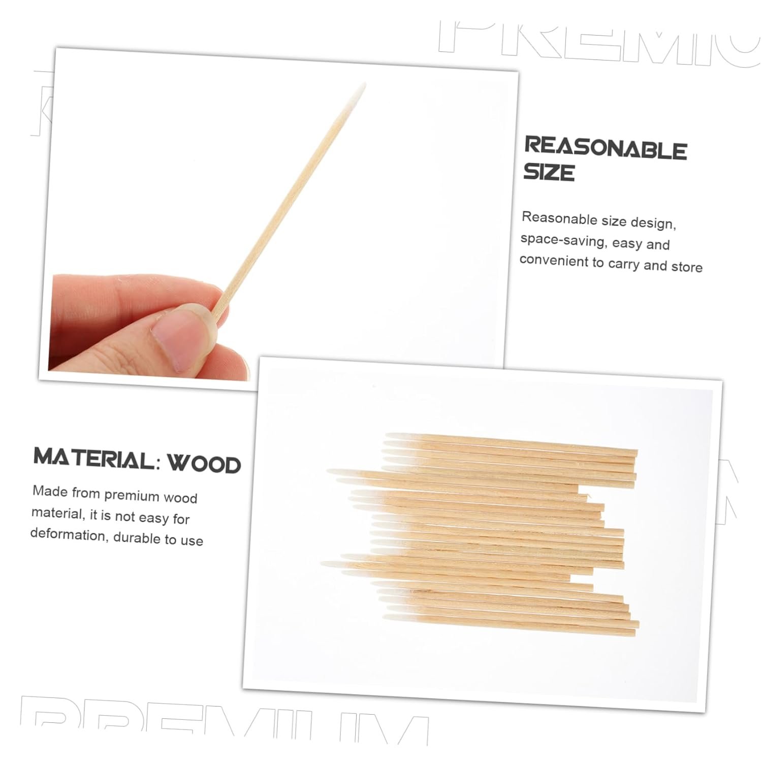 OUNONA 1bag Multi-Purpose Watch Cleaning Swabs Cotton Swab Sticks for Wristwatch Repairing Safe and Essential Cleaning Supplies for Watchmakers and Repairers - Image 7