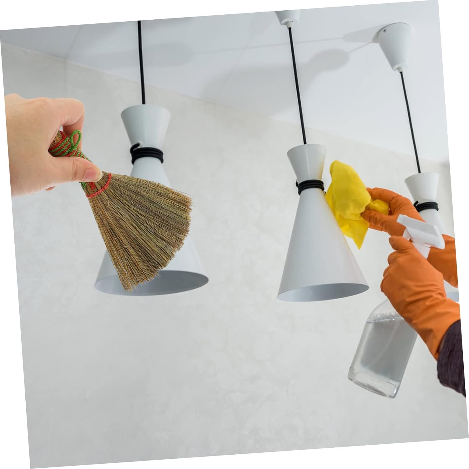 Small Desktop Broom and Dust Brush Set Handheld Broom for Kitchen and Home Cleaning Compact Dustpan Combo for Quick Cleanup for Desktop and Sofa - Image 4