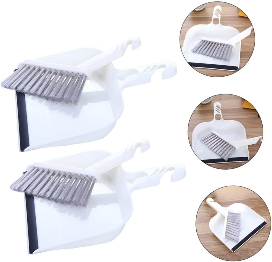 Generic Mini Kitchen Broom and Dustpan Set 12-Piece Cleaning Brush Combo for Quick Cleanup Portable Desktop Broom for Home and Office Use Easy to Store - Image 10