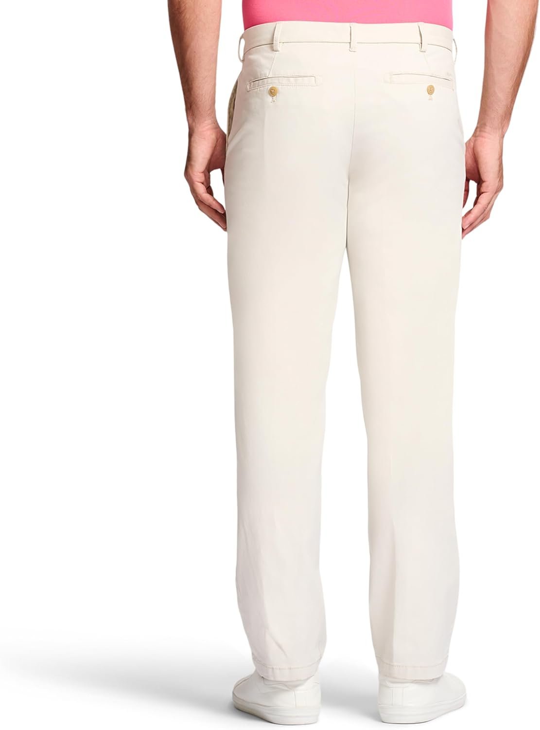 Izod Men's Saltwater Stretch Flat-Front Chino Pants - Image 5