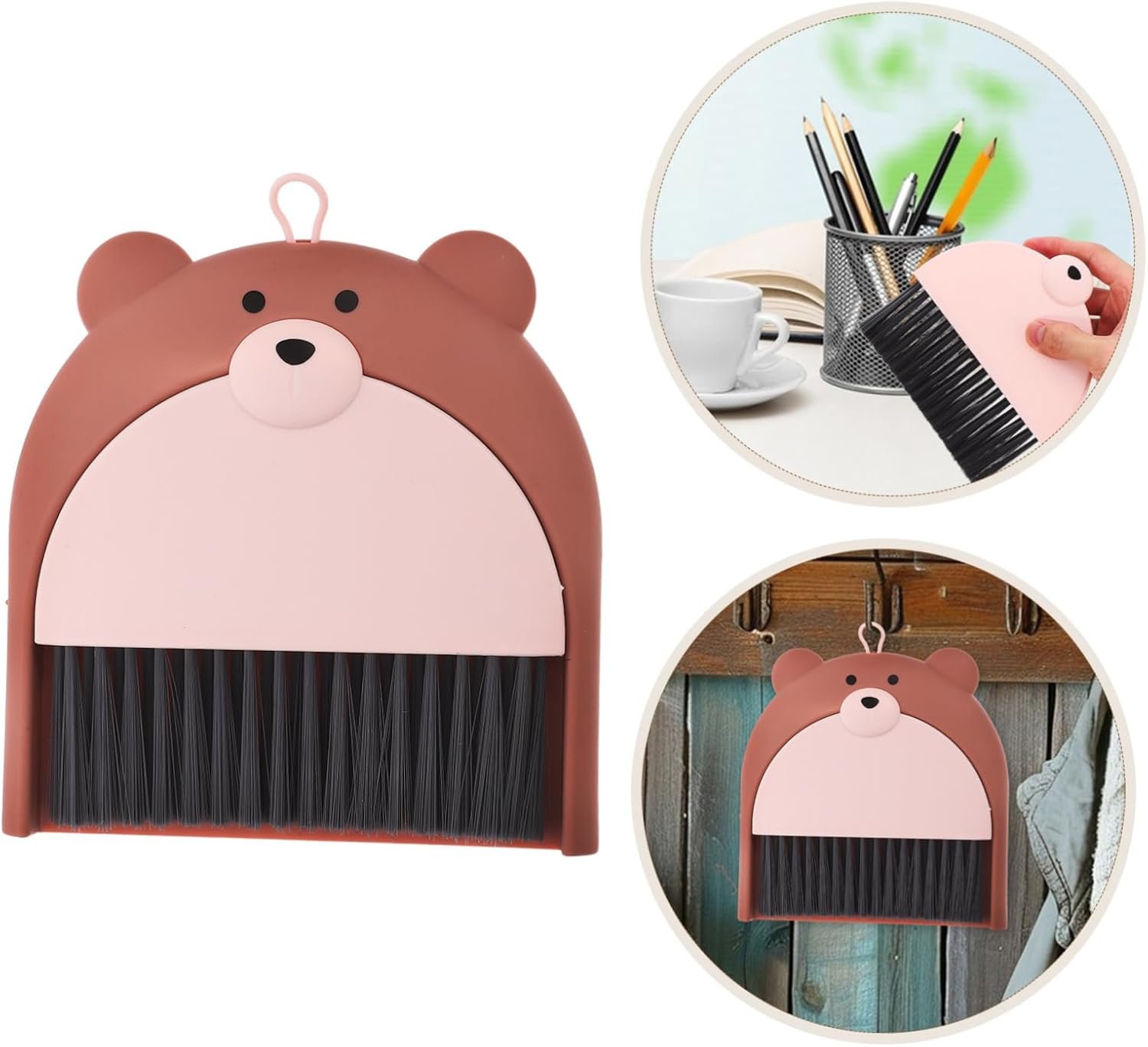 MERRYHAPY Mini Dustpan and Brush Set Compact for Quick Cleanups Lightweight Handheld Broom and Dustpan Combo for Desktops Cars and Pet Care - Image 9