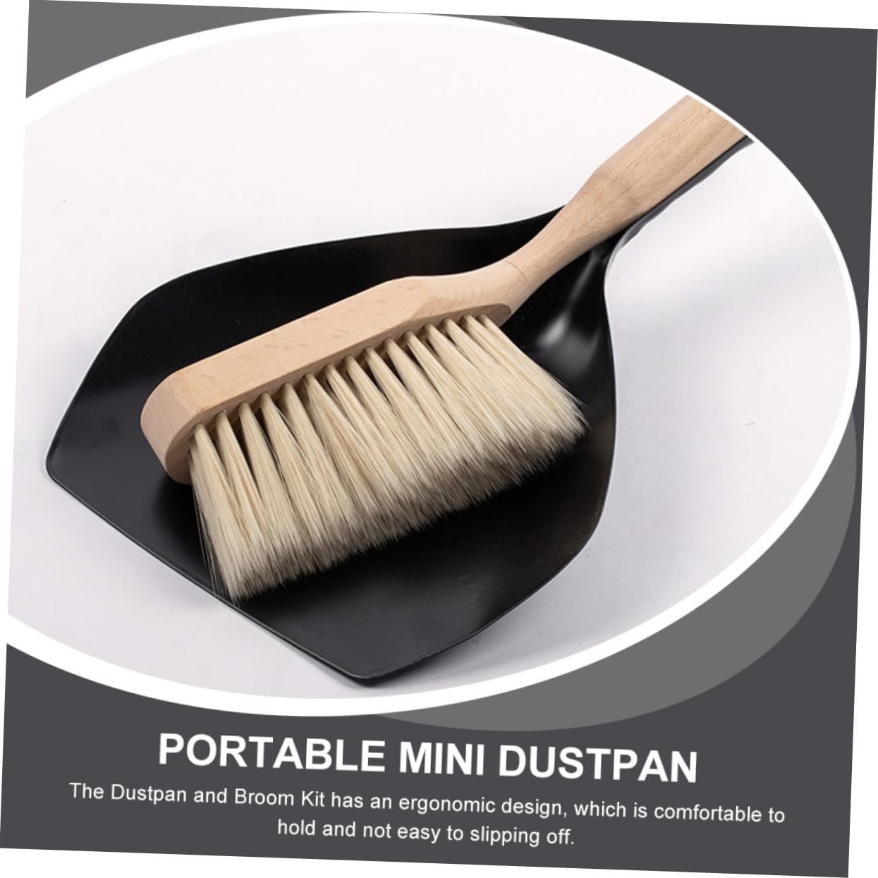 Mini Dustpan and Broom Set Multi-Function Handheld Cleaning Tool for Home and Office Portable and Durable Dustpan Combo for Quick Cleanups and Housework - Image 10