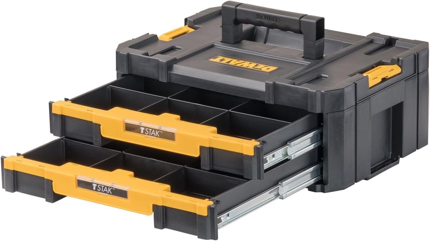 DEWALT TSTAK Tool Storage Organizer with Double Drawers, Holds Up to 16.5 lbs. (DWST17804) - Image 4