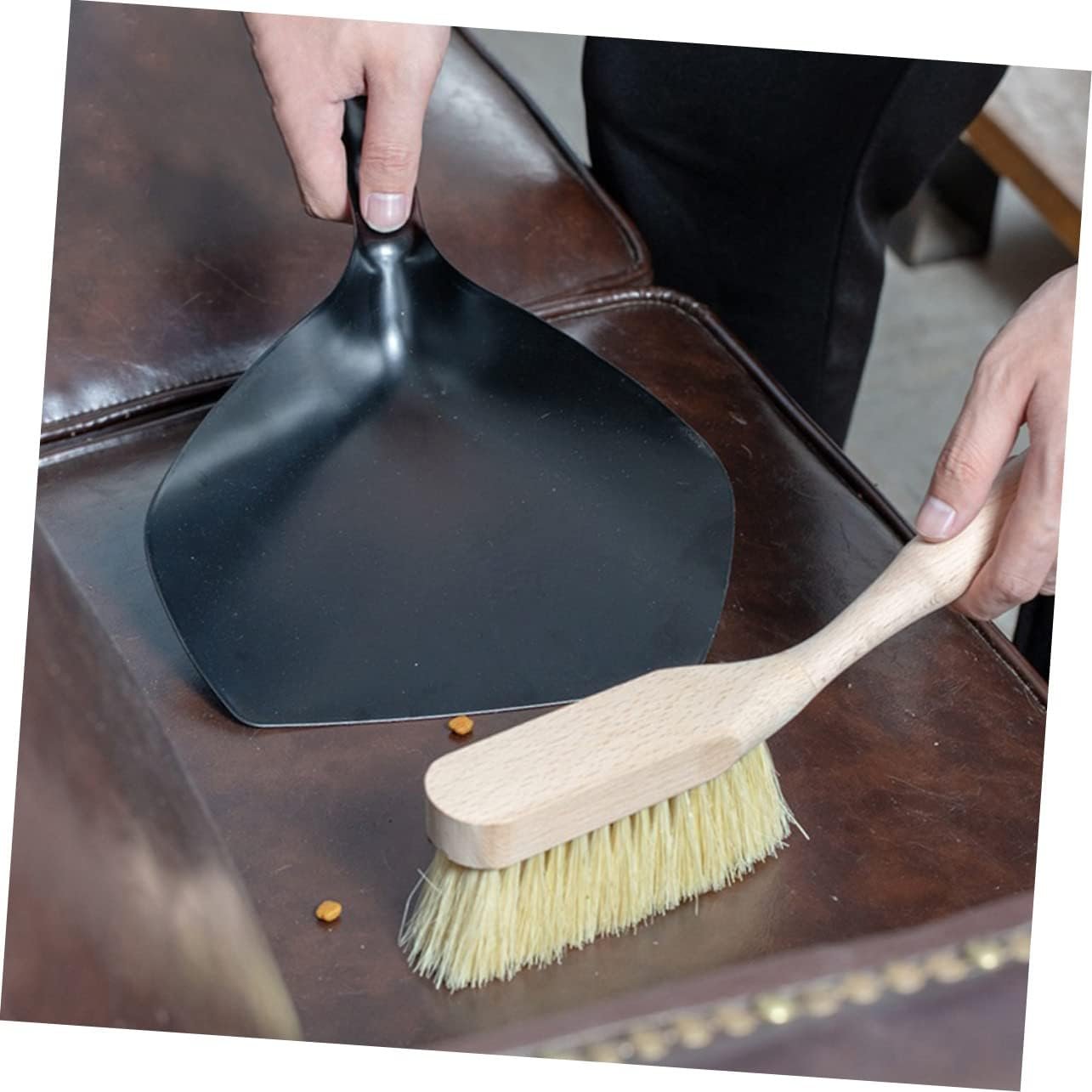 Mini Dustpan and Broom Set Multi-Function Handheld Cleaning Tool for Home and Office Portable and Durable Dustpan Combo for Quick Cleanups and Housework - Image 5