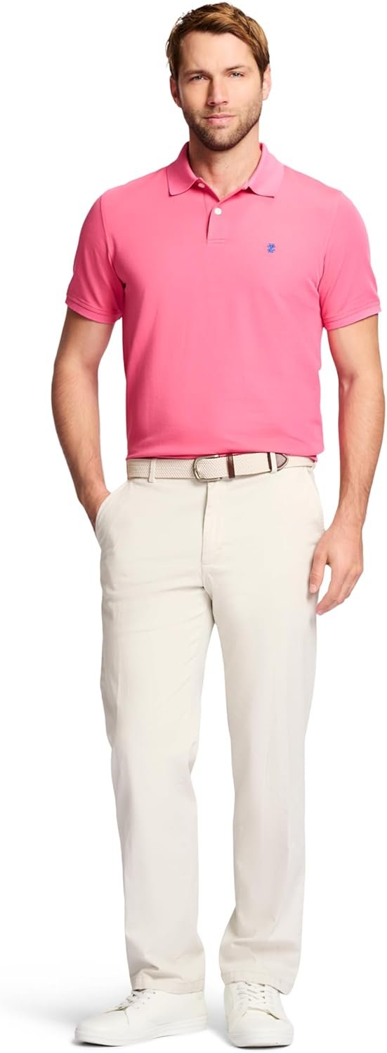 Izod Men's Saltwater Stretch Flat-Front Chino Pants - Image 3