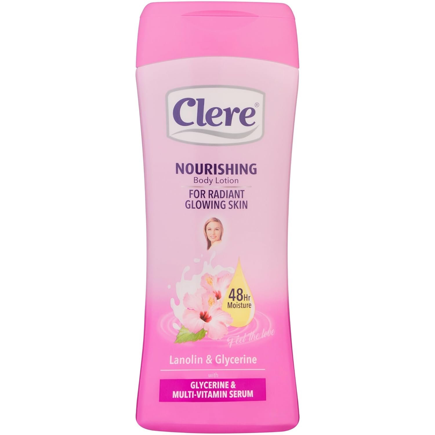 CLERE Hand and Body Lotion, Nourishing Lanolin and Glycerine With Vitamin E & A 400 ml (Pack of 1) - Image 2