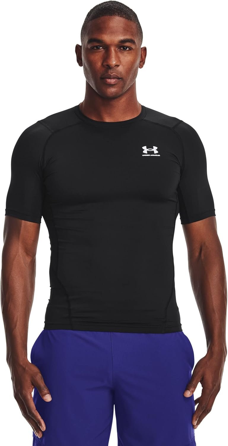 Under Armour Men's HeatGear Compression Short-Sleeve T-Shirt - Image 2