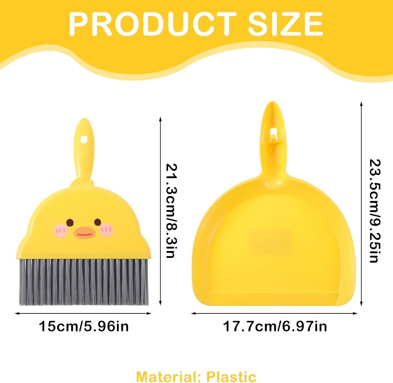 Mini Dustpan and Brush Set,Small Hand Brush and Dust Pan, Portable Cleaning Combo for Computer Keyboards, Car Seats, Pet Food Bowls, Pet Nests, Cute - Image 5