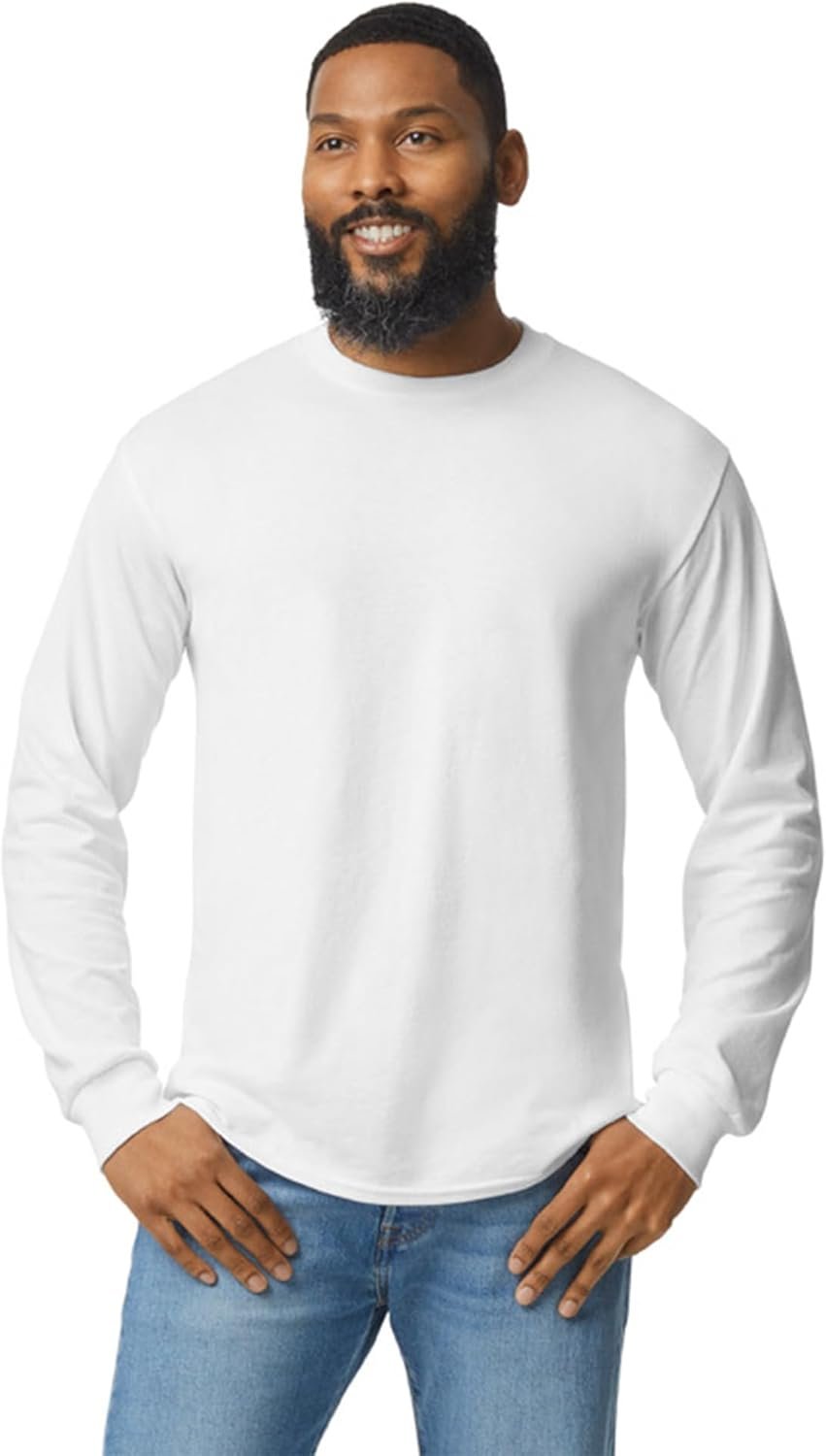 Gildan Adult DryBlend Long Sleeve T-Shirt, Style G8400, 2-Pack - Image 3