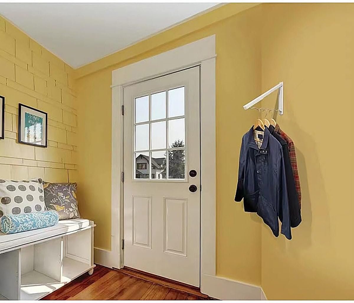 Foldable Clothes Drying RAK - Collapsible Laundry Racks for Drying Clothes with Hangers - Portable Clothes RCK Drying - Space-Saving Laundry Drying Rac Wall Drying Rack - Image 8