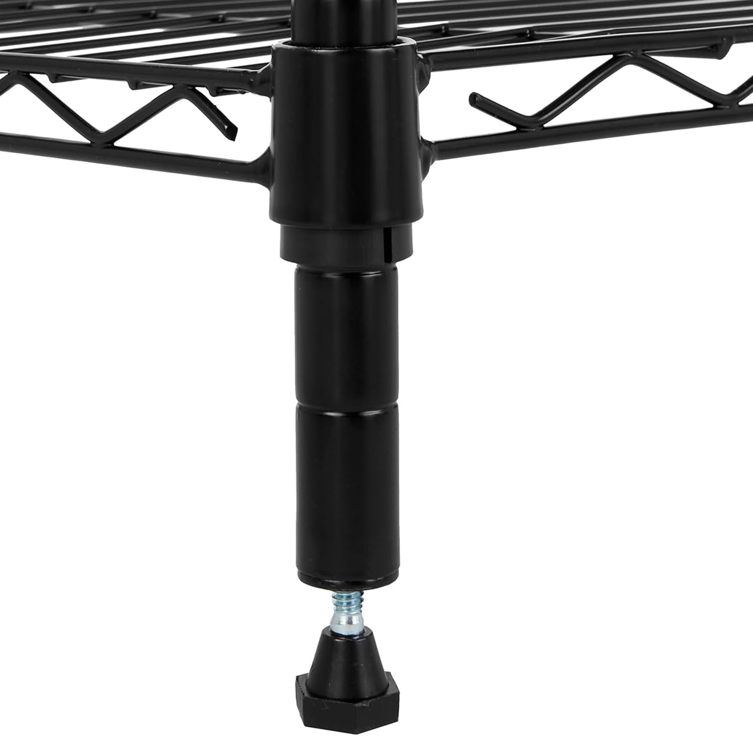 Amazon Basics 5-Shelf Adjustable Heavy Duty Steel Wire Rack Storage Shelving Organizer for Kitchen, Garage, 36" L x 14" W x 72" H, Black - Image 6