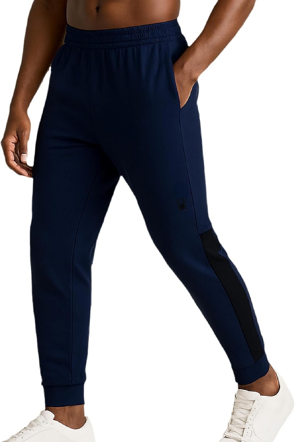 Spyder Mens Sweatpants - Double Knit Performance Fleece Mens Joggers Athletic Pants with Inner Drawstring Waist & Zip Pockets - Image 2