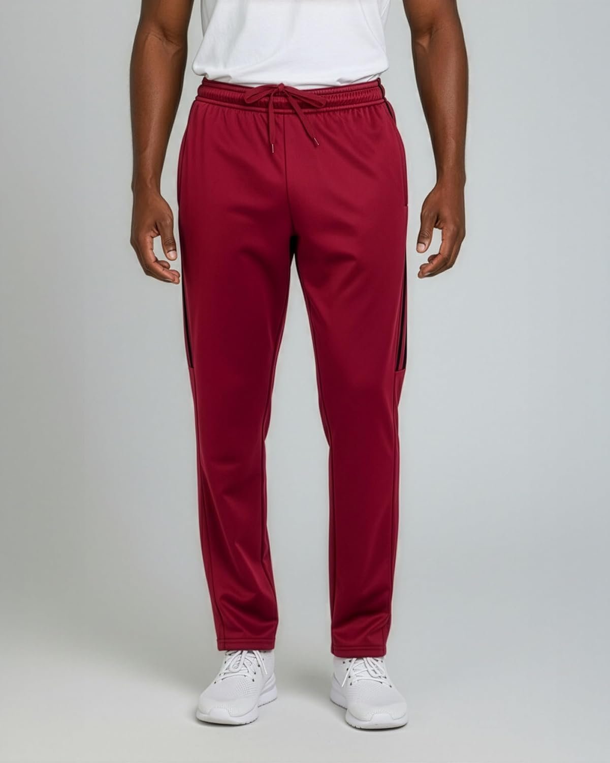 Real Essentials 3 Pack: Men’s Sweatpants – Athletic Track Pants with Pockets | Workout, Running & Lounge (Big and Tall) - Image 3