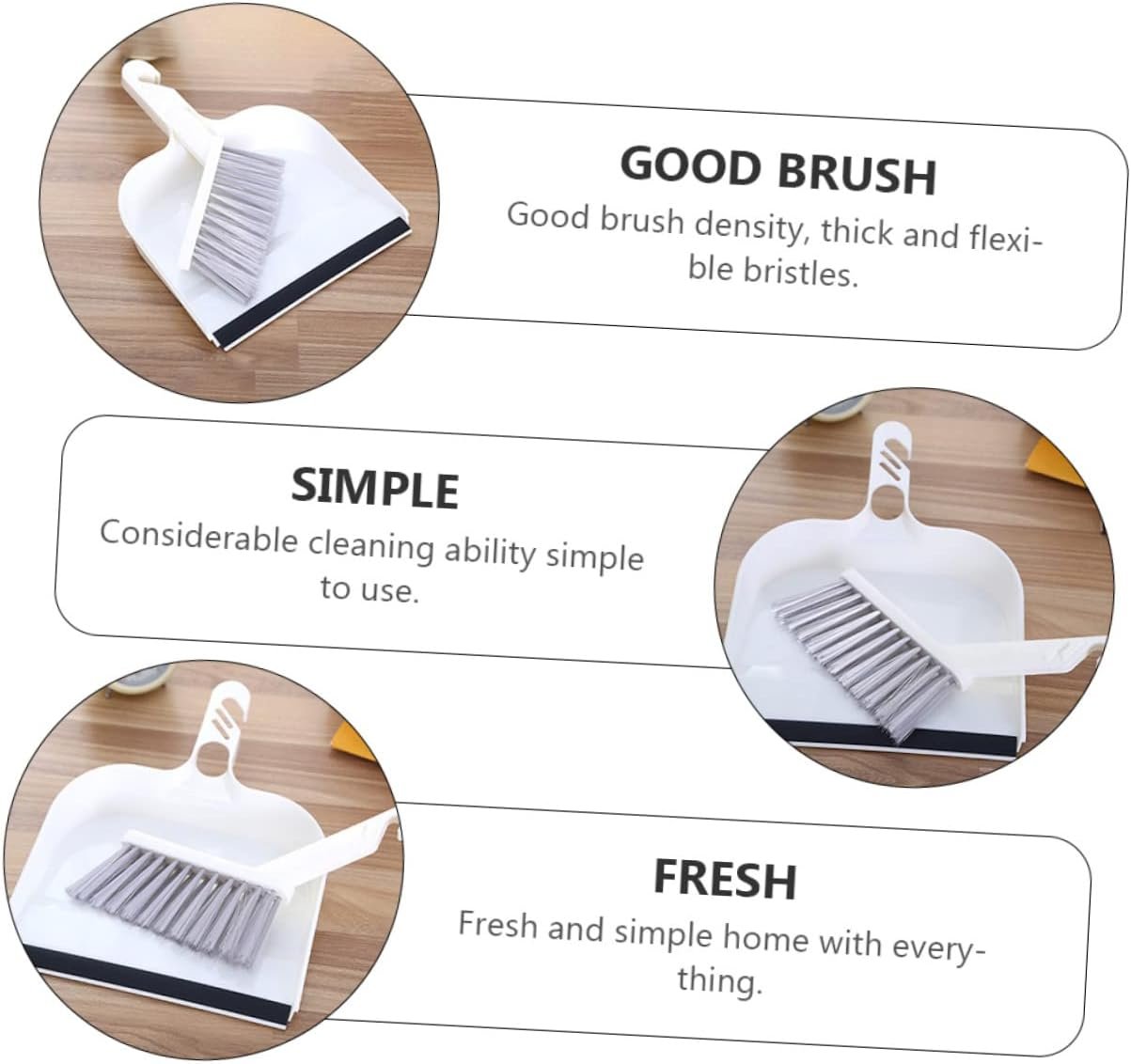 Generic Mini Kitchen Broom and Dustpan Set 12-Piece Cleaning Brush Combo for Quick Cleanup Portable Desktop Broom for Home and Office Use Easy to Store - Image 9
