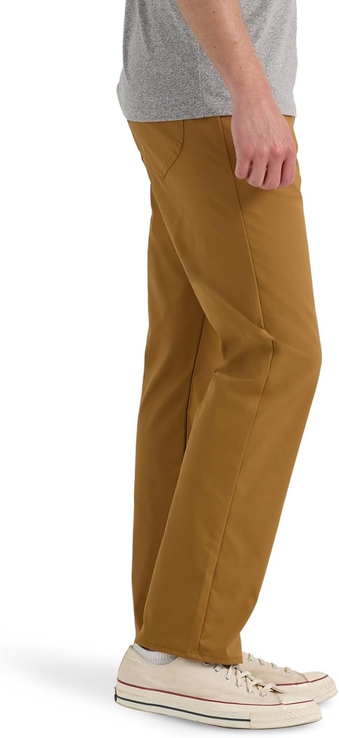 Lee Mens Extreme Motion Performance 5 Pocket Regular Straight Pant - Image 3