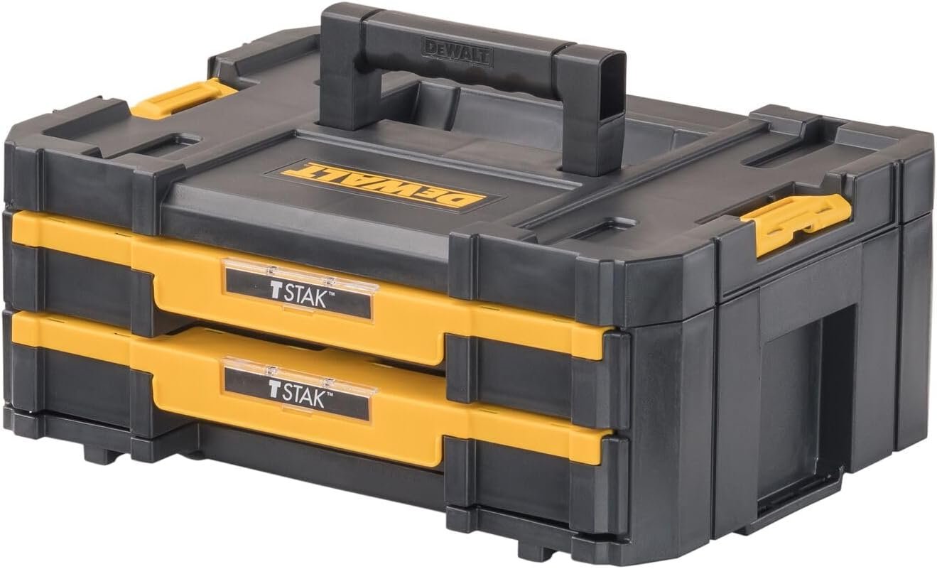 DEWALT TSTAK Tool Storage Organizer with Double Drawers, Holds Up to 16.5 lbs. (DWST17804) - Image 2