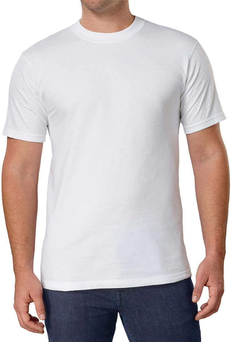 Kirkland Signature Men's Crew Neck T-Shirts 100% Cotton (Pack of 6) - Image 2