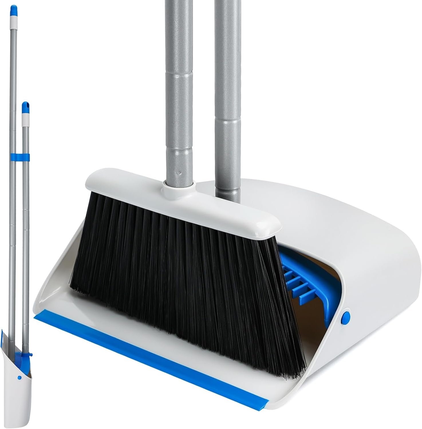 Broom with Dustpan Combo Set, Dustpans Stand Up - Image 2