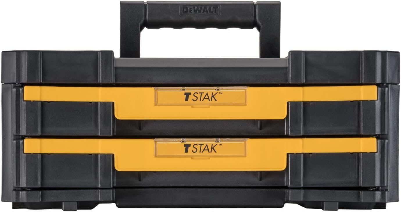 DEWALT TSTAK Tool Storage Organizer with Double Drawers, Holds Up to 16.5 lbs. (DWST17804) - Image 3